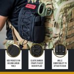OneTigris First Aid Medical Bag Pack Medical Kit Quick Detach EMT/First Aid Pouch Tactical EDC Airsoft Trauma Pouch