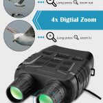 Night Vision Device Binoculars 300 Yards Digital IR Telescope Zoom Optics with 2.3' Screen Photos Video Recording Hunting Camera