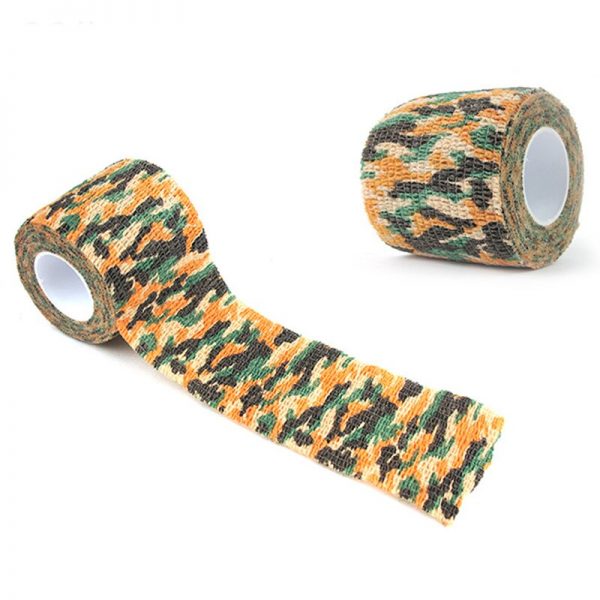 11 Colors Army Hunting Camouflage Tape Retractable Outdoor Camping Hunting Shooting Stealth Duct Tape Waterproof Durable