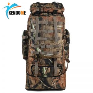 Outdoor 100L Large Capacity Mountaineering Backpack Camping Hiking Military Molle Camo Water-repellent Tactical Bag Adjustable