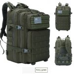 45L Military Molle Backpack Tactical Army Men Travel Waterproof Rucksack Tourist Bagpack Rain Cover Mochila Tatica Camping Canta