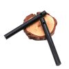 large 2Pcs Outdoor Camping Survival Tool Kits SOS Emergency equipment tourism hike EDC Gear 10*100mm (Black)