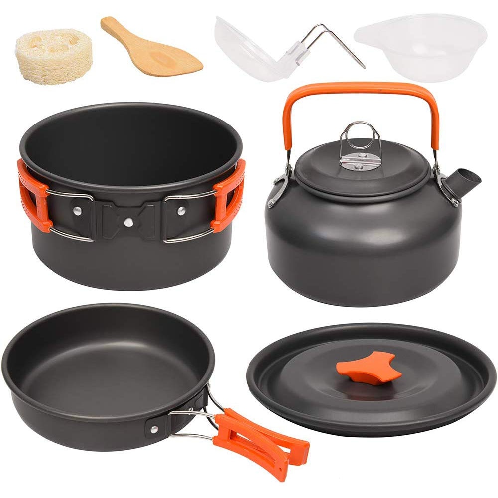 1Xoutdoor picnic camping barbecue tools aluminum pan bowl pot pliers gripper、Pop