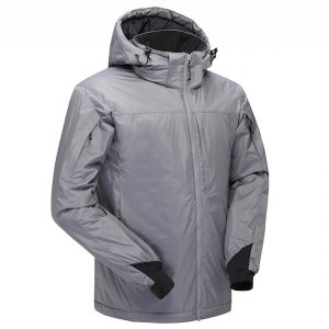 EIB G4 Tactical Hunting Slim Coat Waterproof Breathable Winter Coat Cold-proof Jacket Outdoor Winter Clothes -Light Grey