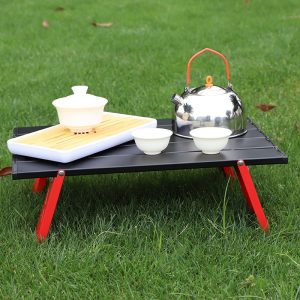 VILEAD Aluminum Picnic Table Folding Tables for Camping Beach Travel Ultralight Camping Table Portable Mini Camping Furnitures