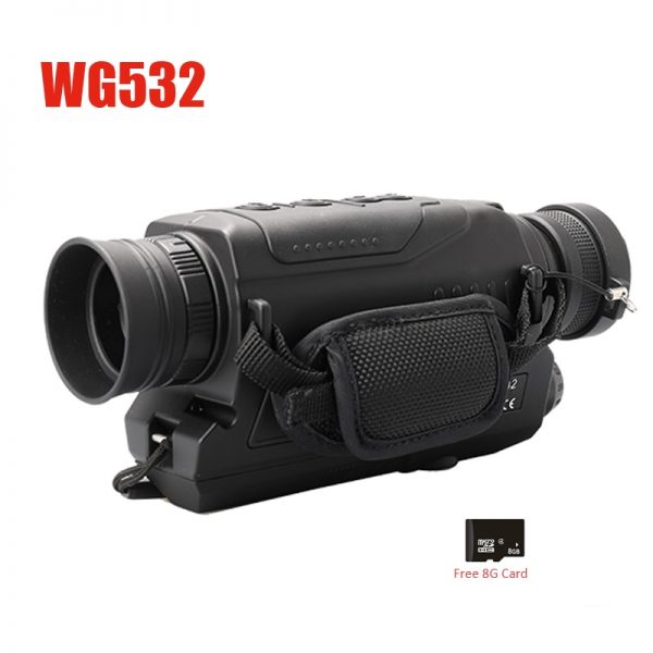 WG540 Infrared Digital Night Vision Monoculars with 8G TF card full dark 5X40 200M range Hunting Monocular Night Vision Device