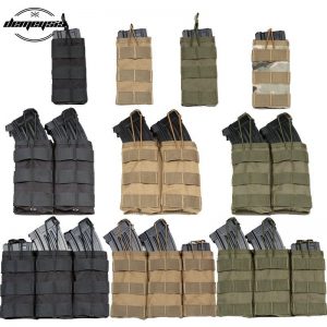1000D Nylon Single / Double / Triple Magazine Pouch Tactical M4 Military Pouch Molle Paintball Airsoft Magazine Pouch
