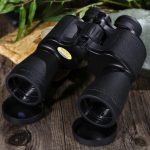 New Binoculars High Magnification HD 20x50 Waterproof Low Light Night Vision Non-infrared Seismic Metal With Coordinates