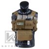 KRYDEX MK3 Tactical Classis Chest Rig Coyote Brown Mini Ranger Military Carrier Vest with Magazine Pouch For Airsoft Hunting (Coyote Brown)
