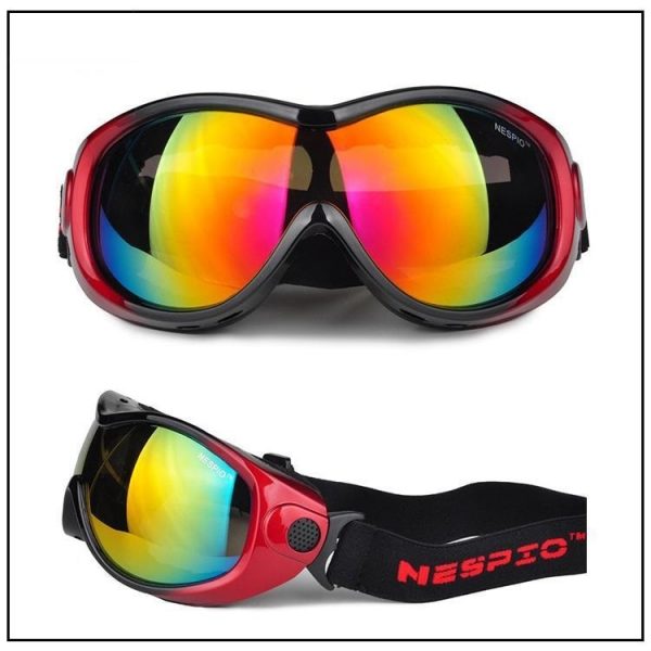 NESPIO Goggles Anti-Fog Against Wind and Sand Male and Female Adult and Children Outdoor Mountain Climbing Bikin