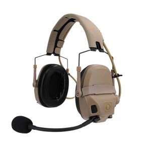 FCS AMP HeadSet Tactical Headphone Head & Helmet-Mounted Pickup Noise Reduction Military Aviation Communication Headphone