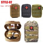 Hunting Survival First Aid Bag Outdoor SOS Pouch Army Tactical Waist Bag Medical Kit Bag Molle Belt Backpack EDC Emergency Pack