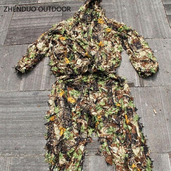 ZHENDUO OUTDOOR Bionic Ghillie Suit Yowie Sniper Camouflage Tactical Clothing Outdoor camping clothes Hunting cover clothing