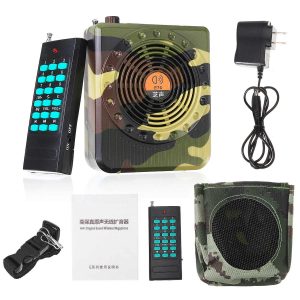 Hunting Speaker Remote Control Bird Caller Predator Sound FM Radio MP3 Player Lanyard Kit Camouflage Hunting Decoy Accessories