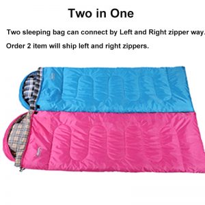 Desert&Fox Soft Flannel Sleeping Bags with Pillow for Adult Kids Winter Sleeping Bag Warm Lining Hiking Camping Bags with Sack