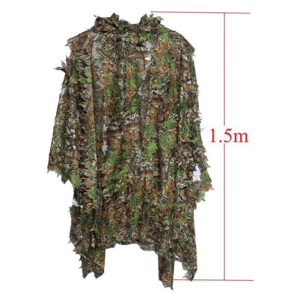 Hunting Camouflage Woodland Forest Sniper Ghillie Suit Kit 3D Camouflage Camo Jungle