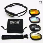 Daisy X7/C5 Tactical Sunglasses UV400 Protection Military Shooting, Eyewear Goggles 4 Hunting, Airsoft Activities Lenses Outdoor