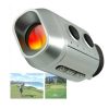 Portable Digital 7x Pro Mini Pocket Golf Range Finder Laser Hunting Golf Rangefinder Golf Smart Distance Measuring Tools (Silver China)