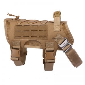 Tactical Dog Vest Military Hunting Shooting Cs Army Service Dog Vests Nylon Pet Vests Airsoft Training Molle Dog Vest Harness