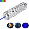Most Powerful blue Laser Torch 450nm 10000m Focusable Blue Laser Pointers Flashlight burn match candle lit cigarette