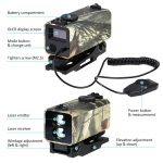 ZIYOUHU Mini Laser Range Finder Mount on Rifle Rangefinder for Outdoor Hunting Shooting Distance Speed Measurer 700m Real-time