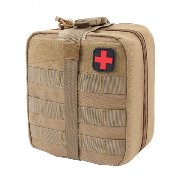 TACTIFANS First Aid Pouch Patch Bag Molle Hook and Loop Amphibious Tactical Medical kit EMT Emergency EDC Rip-Away Survival IFAK
