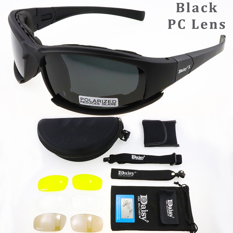 Daisy X7 Military Tactical Goggles Motorcycle Riding Glasses Sunglasses Eyewear