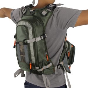 New Adjustable men Fly Fishing Vest Pack Multifunction Pockets Outdoor hunting Fishing mesh Vest Backpack Fish Accessory bag
