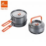 Fire Maple Camping Utensils Dishes Cookware Set Picnic Hiking Heat Exchanger Pot Kettle FMC-FC2 Outdoor Tourism Tableware
