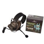 Z-Tac Tactical Headphones Peltor Comtac II No Noise Canceling Airsoft Communication Military Tactical Headset For Walkie-talkie