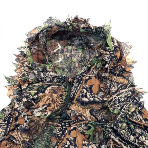 Hunting Camouflage Woodland Forest Sniper Ghillie Suit Kit 3D Camouflage Camo Jungle