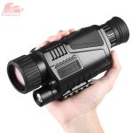ZIYOUHU 5x40 Infrared Digital Night Vision Monocular Telescope Dual Use Day & Night Hunting Device 5MP Image Video Recording