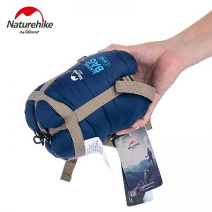 Naturehike MINI Sleeping Bag Splicing Envelope Type Portable Outdoor Ultralight Cotton Sleeping Bag Spring Autumn Camping Hiking