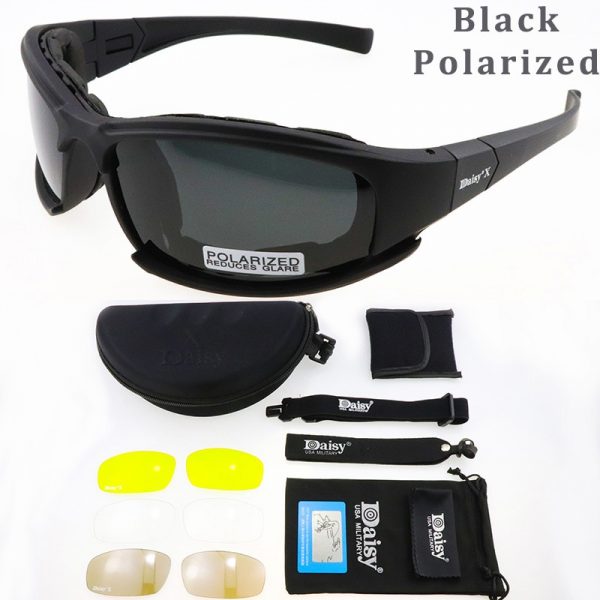 2020 Daisy X7 Polarized Photochromic Tactical Goggles Military Glasses Army Sunglasses Men Shooting Eyewear Hiking Eyewear UV400