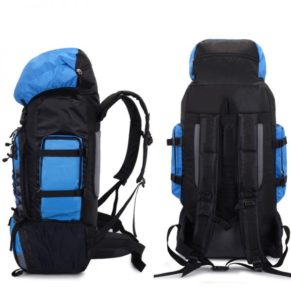 90L Travel Bag Camping Backpack Hiking Army Climbing Bags Trekking Mountaineering Mochila Large Capacity Sport Rucksack XA857WA