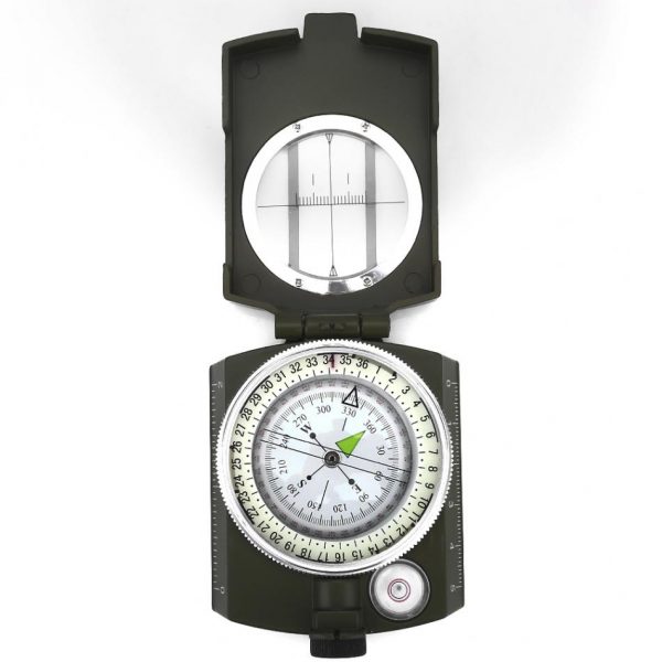 Camping Survival Compass Military Sighting Luminous Lensatic Waterproof Compass Geological Digital Compass Outdoor Equipment