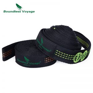 Boundless Voyage Hammock Tree Straps with Carabiner Outdoor Camping Hanging Straps Swing Rope Backyard Garden Hammock Accessory