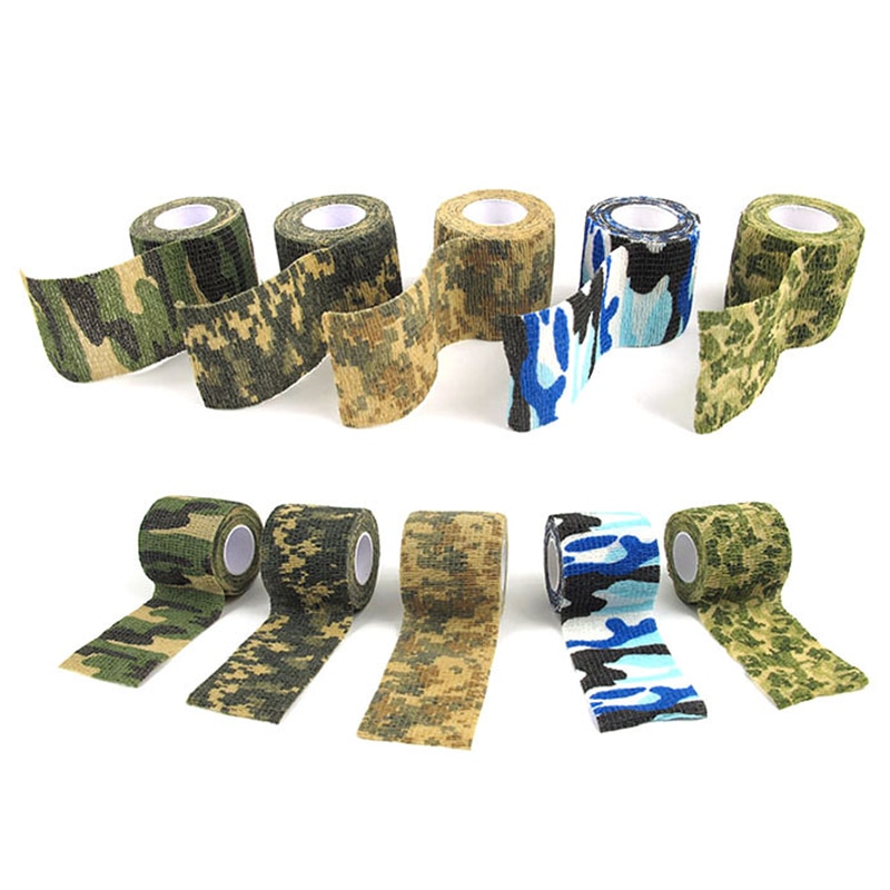 Outdoor Camo Gun Hunting Waterproof Camping Camouflage Stealth Duct Tape Wrap