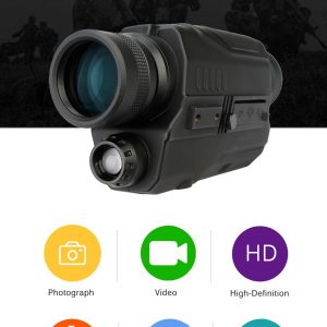 SVBONY 5x32 Infrared Digital Night Vision Monocular with 8G TF card 200M range Hunting Monocular Thermal imager for hunting