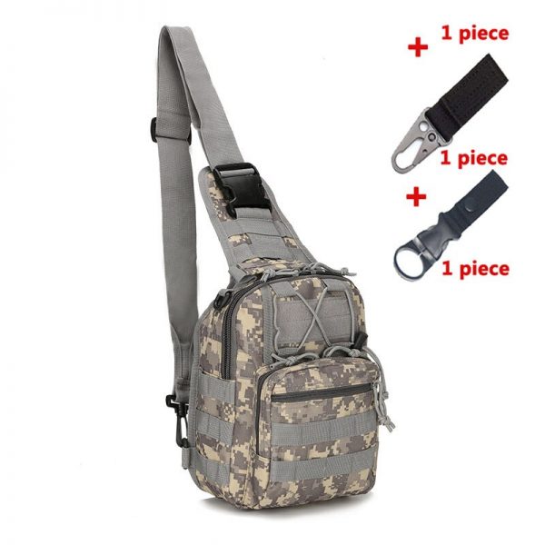 600D Military Tactical Shoulder Bag Outdoor Travel Sling Backpack Waterproof Hiking Camping Backpack Hunting Camouflage Army Bag