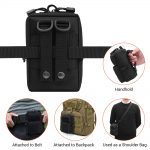 Tactical Molle Pouch 1000D Waist Bag Portable Phone Pouch Pocket Shoulder Bag Utility Accessory Pouch for Hunting Shooting